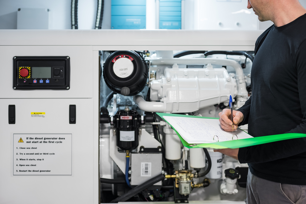 Engineer checking Engine on a Superyacht | What certifications do I need to work onboard yacht?